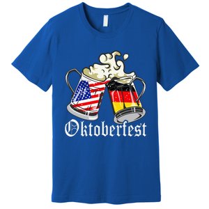 Oktoberfest Cheers Usa Germany Flags Premium T-Shirt