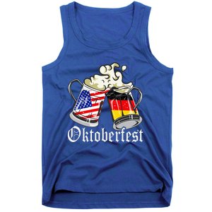 Oktoberfest Cheers Usa Germany Flags Tank Top