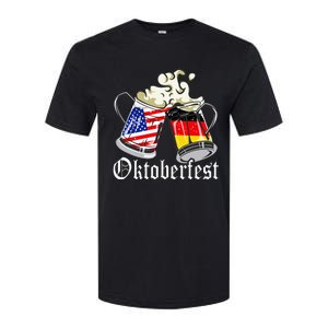 Oktoberfest Cheers Usa Germany Flags Softstyle CVC T-Shirt