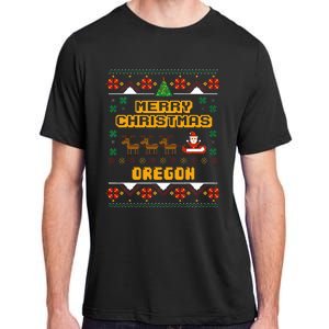 Oregon Christmas Ugly Adult ChromaSoft Performance T-Shirt