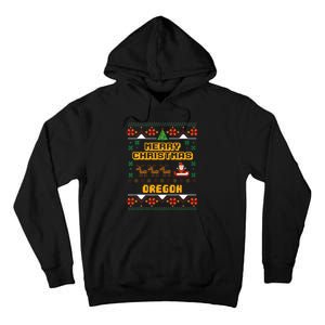 Oregon Christmas Ugly Tall Hoodie