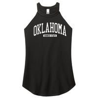 Oklahoma College U.N.I.V.E..R.S.I.T.Y Style Women's Perfect Tri Rocker Tank