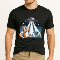 Orange Cat Ufo Cooling Performance Crew T-Shirt