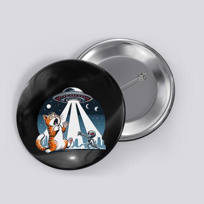 Orange Cat Ufo Button