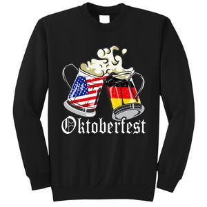 Oktoberfest Cheers Usa Germany Flags Sweatshirt