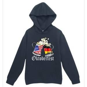 Oktoberfest Cheers Usa Germany Flags Urban Pullover Hoodie