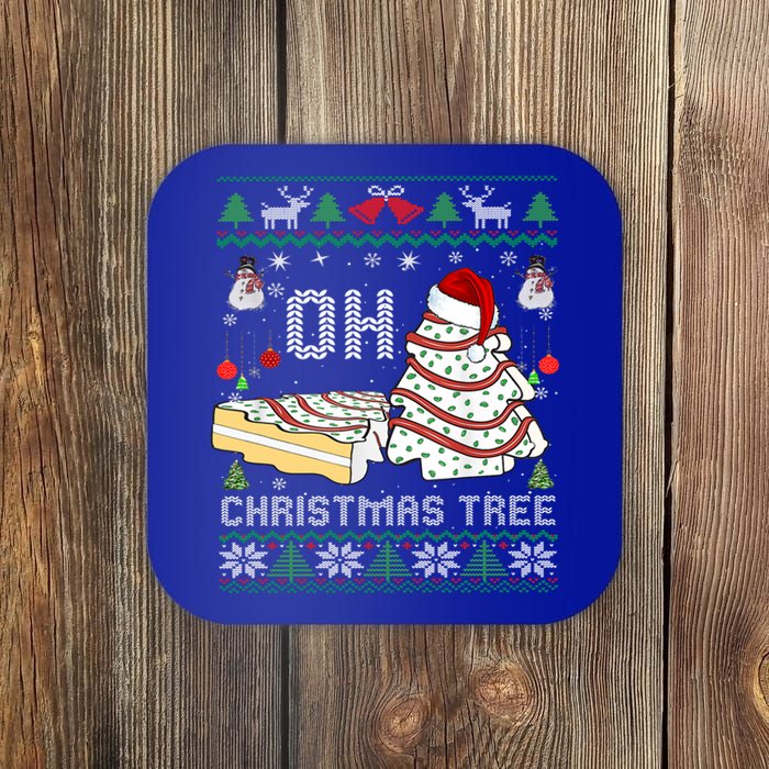 Oh Christmas Ugly Tree Cakes Debbie Becky Jen Cake Lovers Gift Coaster