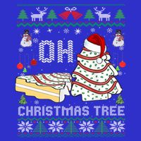 Oh Christmas Ugly Tree Cakes Debbie Becky Jen Cake Lovers Gift Premium T-Shirt