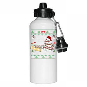 Oh Christmas Ugly Tree Cakes Debbie Becky Jen Cake Lovers Gift Aluminum Water Bottle