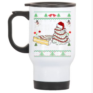 Oh Christmas Ugly Tree Cakes Debbie Becky Jen Cake Lovers Gift Stainless Steel Travel Mug