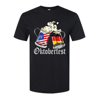 Oktoberfest Cheers Usa Germany Flags Softstyle® CVC T-Shirt