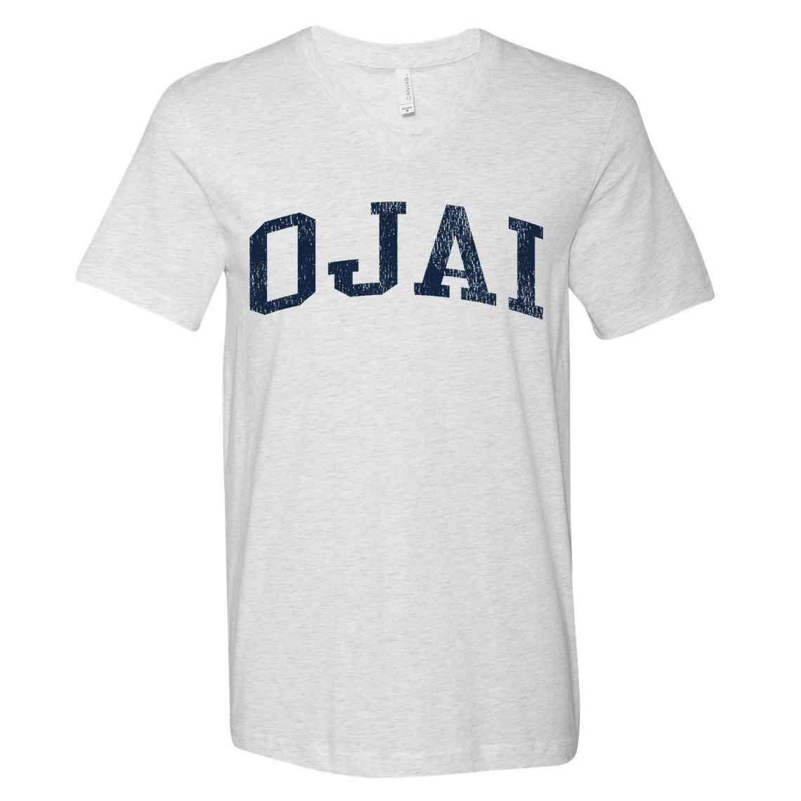 Ojai Ca Vintage Athletic Sports Jsn2 Print V-Neck T-Shirt