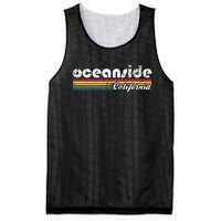 Oceanside California Vintage 70S 80S Retro Style Mesh Reversible Basketball Jersey Tank