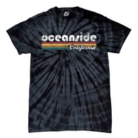 Oceanside California Vintage 70S 80S Retro Style Tie-Dye T-Shirt