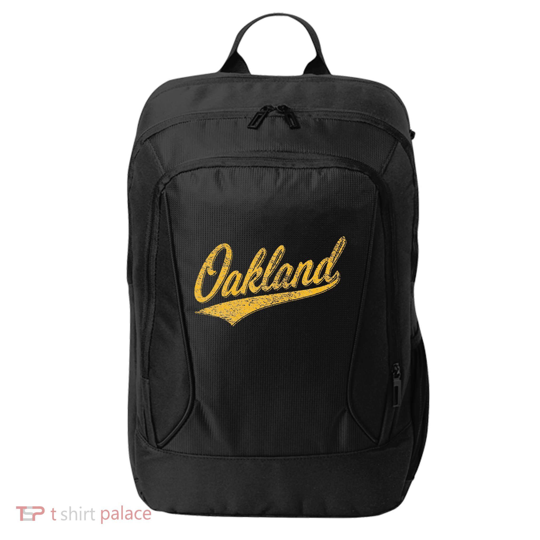 OAKLAND CALIFORNIA VARSITY SCRIPT CLASSIC SPORT JERSEY STYLE City Backpack