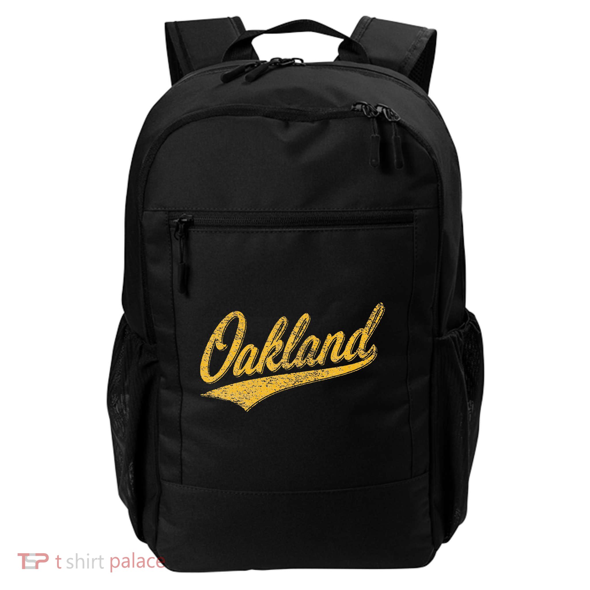 OAKLAND CALIFORNIA VARSITY SCRIPT CLASSIC SPORT JERSEY STYLE Backpack