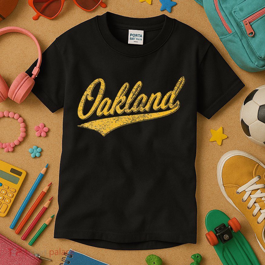 OAKLAND CALIFORNIA VARSITY SCRIPT CLASSIC SPORT JERSEY STYLE Kids T-Shirt