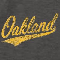 OAKLAND CALIFORNIA VARSITY SCRIPT CLASSIC SPORT JERSEY STYLE Vector Backpack