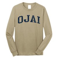 Ojai Ca Vintage Athletic Sports Jsn2 Print Long Sleeve Shirt