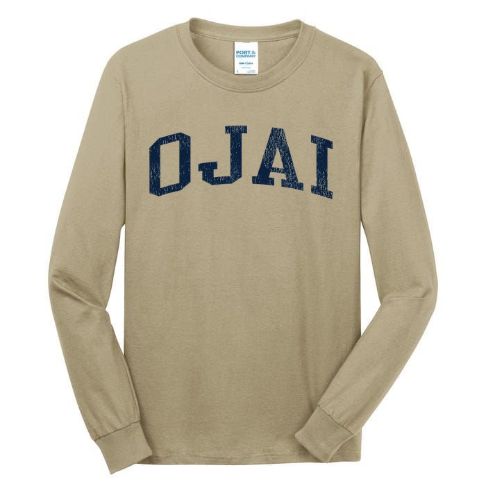 Ojai Ca Vintage Athletic Sports Jsn2 Print Tall Long Sleeve T-Shirt