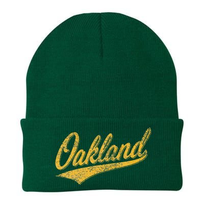 OAKLAND CALIFORNIA VARSITY SCRIPT CLASSIC SPORT JERSEY STYLE Knit Cap Winter Beanie