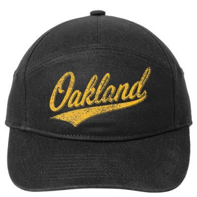 OAKLAND CALIFORNIA VARSITY SCRIPT CLASSIC SPORT JERSEY STYLE 7-Panel Snapback Hat