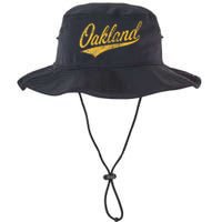 OAKLAND CALIFORNIA VARSITY SCRIPT CLASSIC SPORT JERSEY STYLE Legacy Cool Fit Booney Bucket Hat