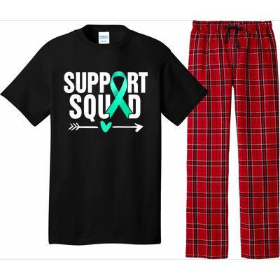 Ovarian Cancer Warrior Support Squad Meaningful Gift Pajama Set