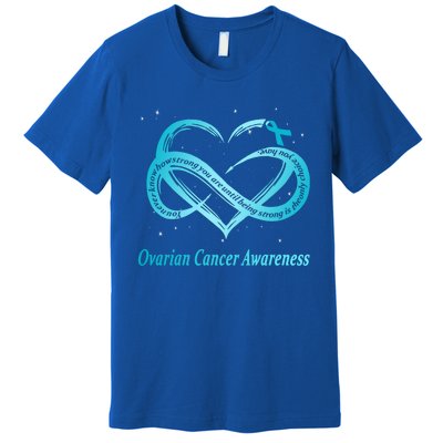 Ovarian Cancer Warrior Gift Premium T-Shirt