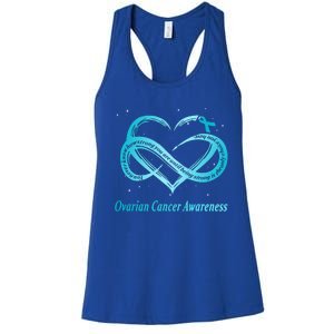 Ovarian Cancer Warrior Gift Women's Racerback Tank