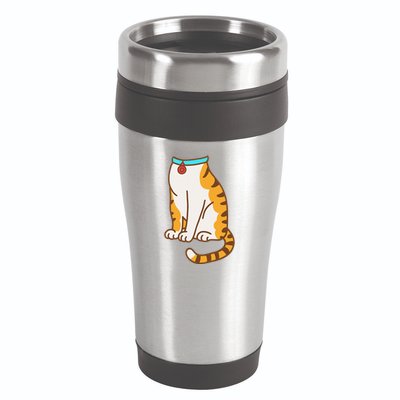 Orange Cat Women Orange Cat Costume Gift 16oz Travel Tumbler