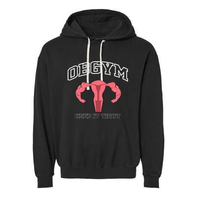 Obgym Cutoff Workout Gym Garment-Dyed Fleece Hoodie