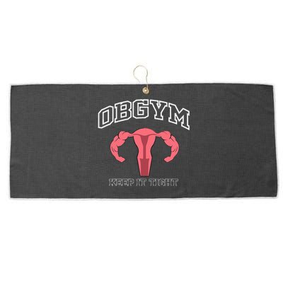 Obgym Cutoff Workout Gym Large Microfiber Waffle Golf Towel