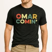 Omar Comin Wire Funny Meme Trending Popular Culture Slang Cooling Performance Crew T-Shirt