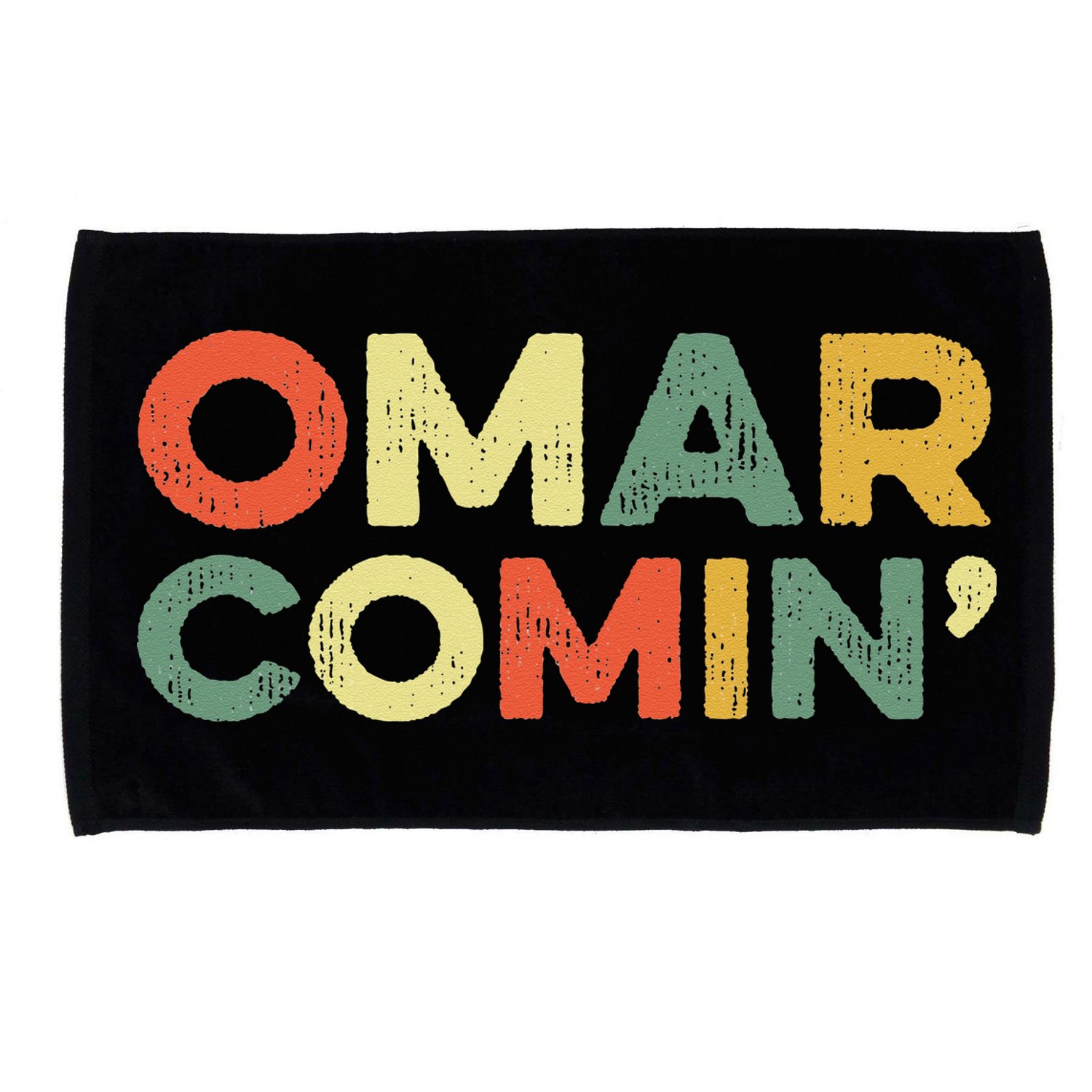 Omar Comin Wire Funny Meme Trending Popular Culture Slang Microfiber Hand Towel
