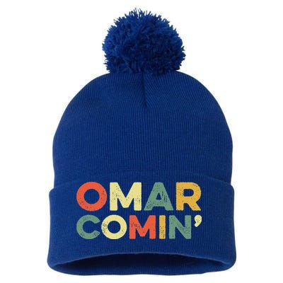 Omar Comin Wire Funny Meme Trending Popular Culture Slang Pom Pom 12in Knit Beanie