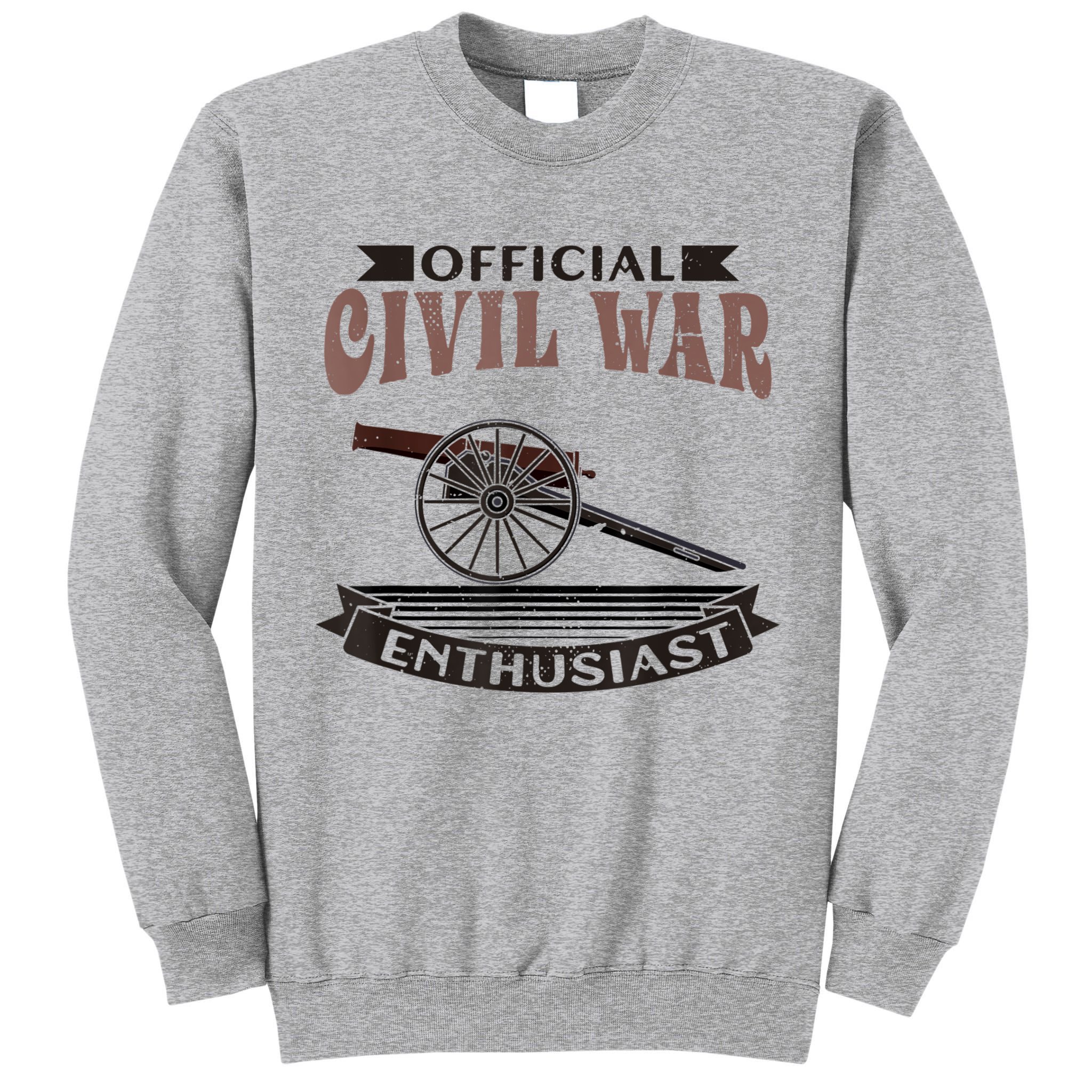 Official Civil War Enthusiast American Lover US Reenactor Tall Sweatshirt