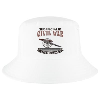 Official Civil War Enthusiast American Lover US Reenactor Cool Comfort Performance Bucket Hat