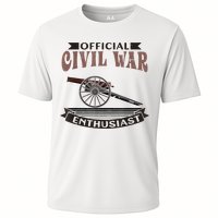 Official Civil War Enthusiast American Lover US Reenactor Cooling Performance Crew T-Shirt