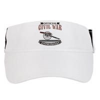 Official Civil War Enthusiast American Lover US Reenactor Adult Drive Performance Visor