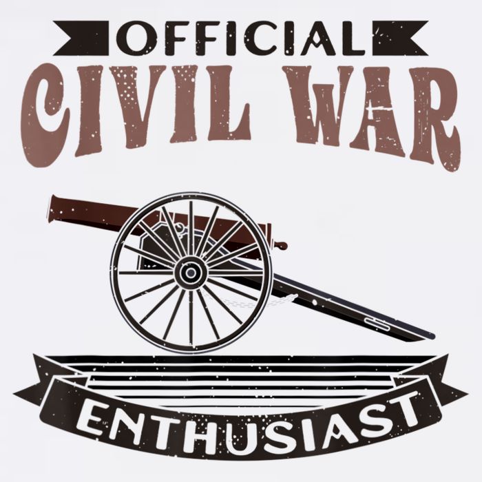 Official Civil War Enthusiast American Lover US Reenactor Flat Bill Trucker Hat