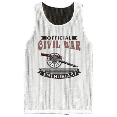 Official Civil War Enthusiast American Lover US Reenactor Mesh Reversible Basketball Jersey Tank