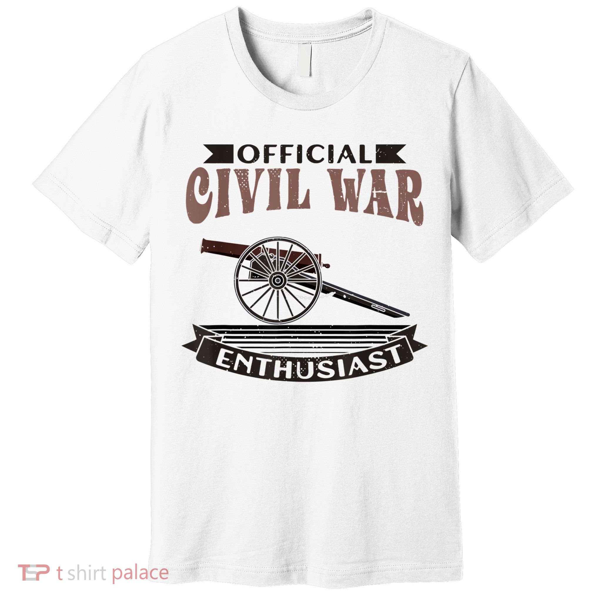 Official Civil War Enthusiast American Lover US Reenactor Premium T-Shirt