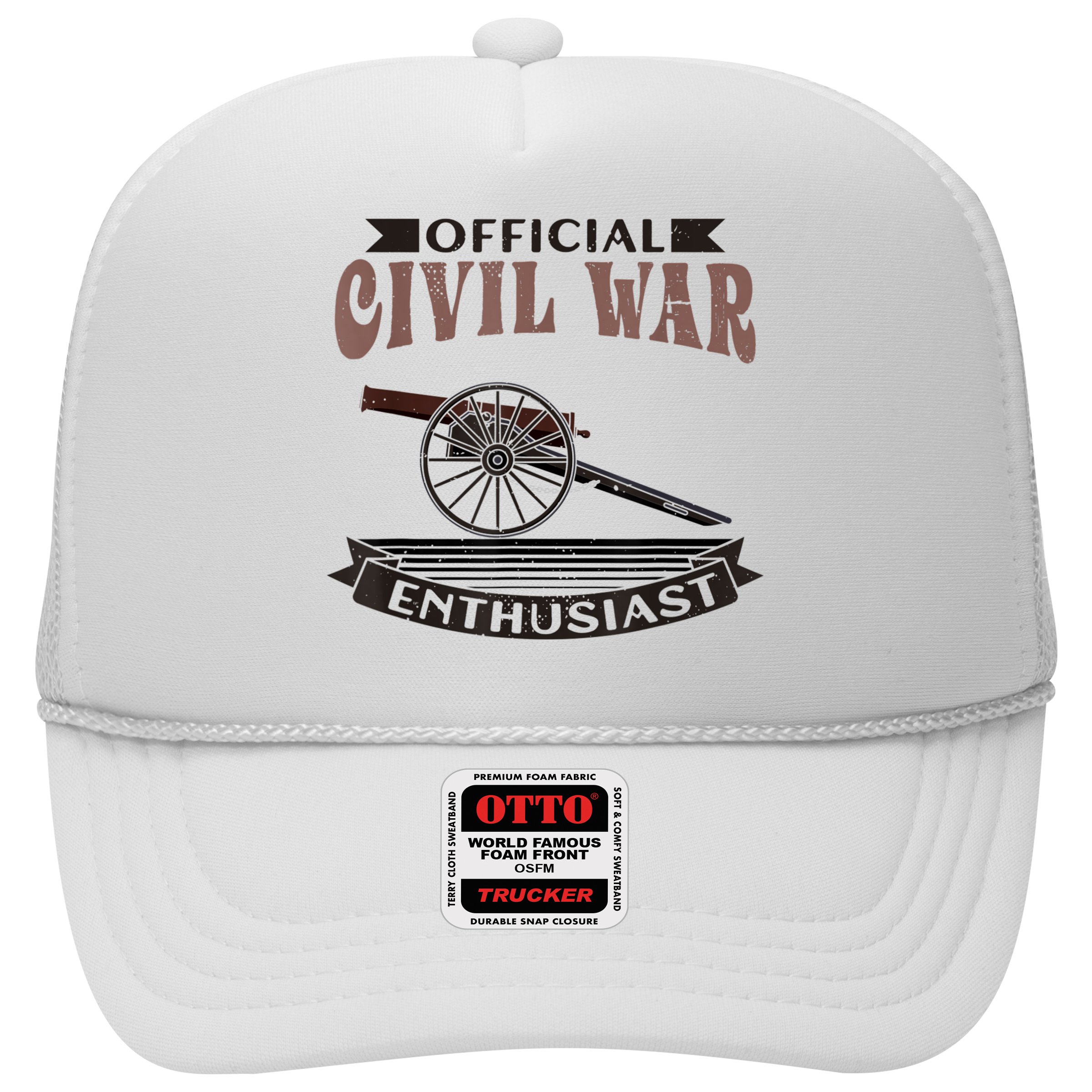 Official Civil War Enthusiast American Lover US Reenactor Hat