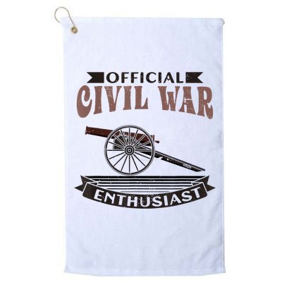 Official Civil War Enthusiast American Lover US Reenactor Golf Towel