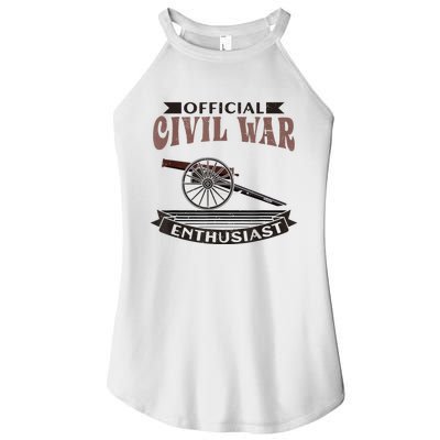 Official Civil War Enthusiast American Lover US Reenactor Women’s Perfect Tri Rocker Tank