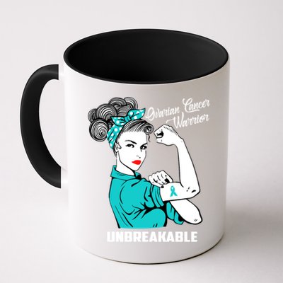 Ovarian Cancer Warrior Unbreakable Great Gift Mug