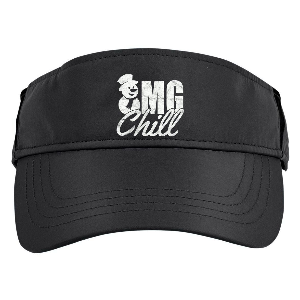 OMG Chill Winter Snowman Adult Drive Performance Visor