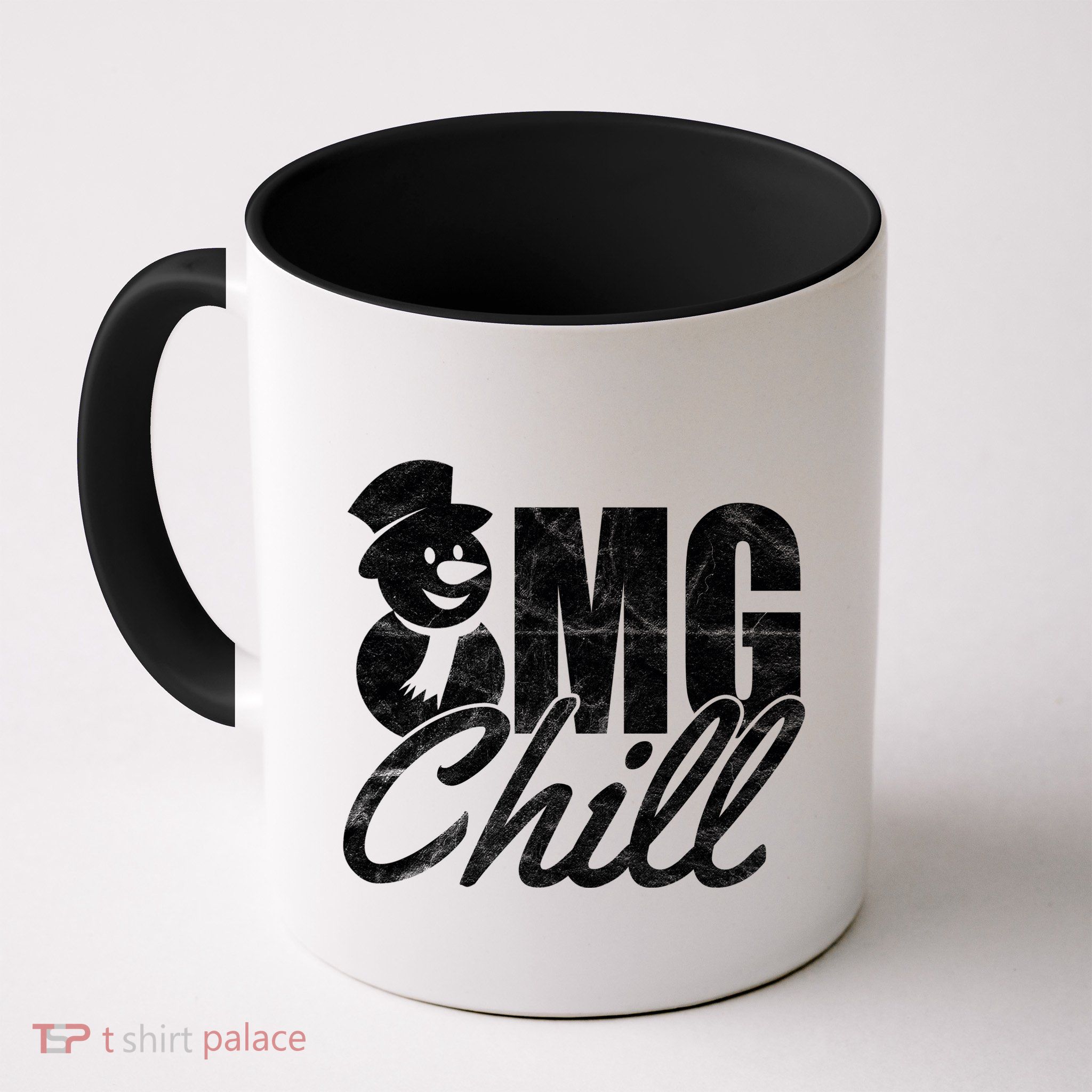OMG Chill Winter Snowman Mug