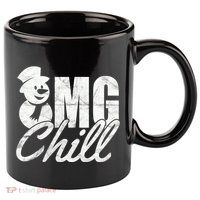 OMG Chill Winter Snowman 11oz C Handle Ceramic Mug